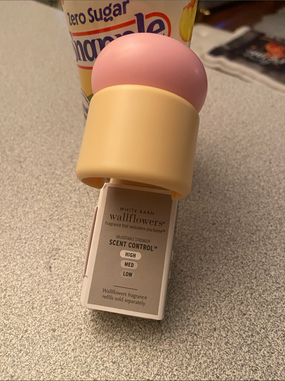 White Barn Wallflowers Plug-In Air Freshener in Pink & Cream